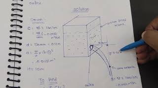 Problem 75 Orifice amp Mouthpiece Fluid mechanics Civil Engineering Chapter 7 [upl. by Fawcett]