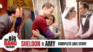 The Full Sheldon and Amy Story  The Big Bang Theory [upl. by Dnamron]