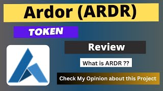 What is Ardor ARDR Coin  Review About Ardor ARDR Token [upl. by Anhaj]