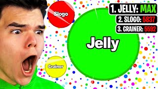 Becoming The BIGGEST AGARIO PLAYER In The WORLD Record [upl. by Adnarym552]