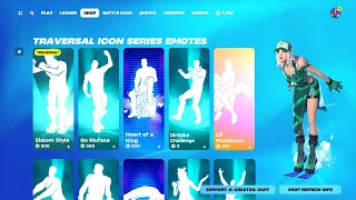 EVERY Icon Series Traversal Emote in Fortnite [upl. by Plossl271]