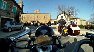 Motos anciennes 20ème Blaireaux Treffen janvier 2012 [upl. by Rehpatsirhc146]