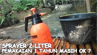 REVIEW SPRAYER 2 LITER ORANGE PEMAKAIAN 1 TAHUN [upl. by Hillie]