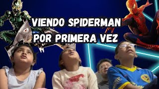 Mis sobrinos ven Spiderman por primera vez [upl. by Rehpretsirhc]