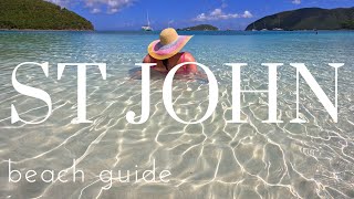 St John Beach Guide  Virgin Islands Travel Guide Series 4K [upl. by Soneson]