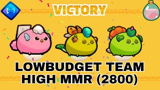 LOW BUDGET TEAM FOR HIGH MMR META TEAM FOR SEASON 5 AXIE CLASSIC [upl. by Anik]