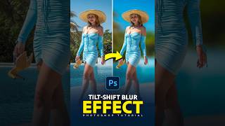 Transforming Photos with TiltShift Blur Photoshop Tutorial [upl. by Refinnej]