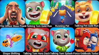 Talking Tom Gold RunRunning PetTalking Pet Gold RunShape ShiftingOddbods Turbo RunTalking… [upl. by Yelhak]