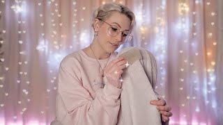 ASMR Deep Sleep with Rare Trigger  Jade Comb amp Fluffy Blanket Combing  bilingual jpeng [upl. by Nasia]