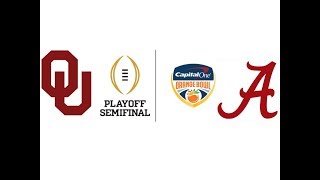 2018 CFP Semifinal Orange Bowl 4 Oklahoma vs 1 Alabama Highlights [upl. by Lurie]