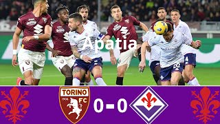 Torino  Fiorentina 00  Apatia  Commento Postpartita [upl. by Tomi719]