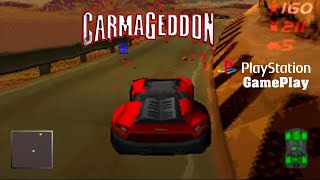 Carmageddon PS1  PSX GamePlay [upl. by Scrogan]