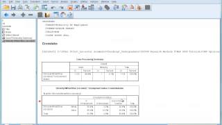 SPSS Tutorial 7  Using Percentages in Crosstabulations [upl. by Melinda]