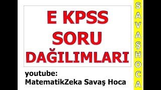 EKPSS ENGELLİ KPSS Soruların Sayı ve Konu Dağılımları [upl. by Levitt165]