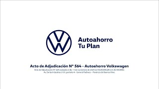 Acto de Adjudicación N° 564  Autoahorro Volkswagen [upl. by Lucey]