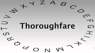 SAT Vocabulary Words and Definitions — Thoroughfare [upl. by Meuser]