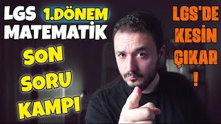 LGS Matematik FULL TEKRAR  Son Soru Kampı❗️Yeni Nesil❗️ [upl. by Gregoor]