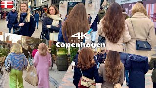 4K Copenhagen 🇩🇰 City Walking Tour  UHD 60fps  February 2024 Denmark  Tourist Attraction [upl. by Liscomb]