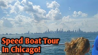 Seadog Speedboat Tour on Lake Michigan Navy Pier Chicago [upl. by Adena]