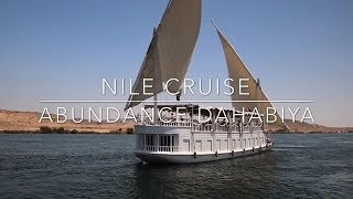 Six days sailing the Nile from Luxor to Aswan on dahabiya ABUNDANCE [upl. by Katt514]