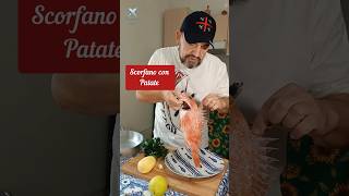 Scorfano in umido ricettadelgiorno perte asmr food cucinaitaliana cucinasarda cucina [upl. by Neelyhtak900]