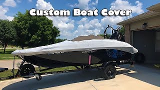 Custom Boat Cover  2018 Bayliner Element [upl. by Audrit]