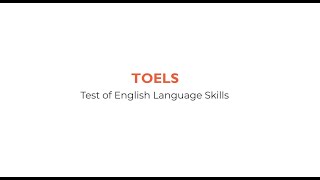 TOELS  Test of English Language Skills [upl. by Phyl101]