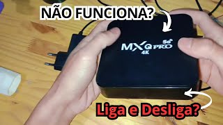 Tv Box mxq pro 5g 4k não liga Como consertar [upl. by Bever]