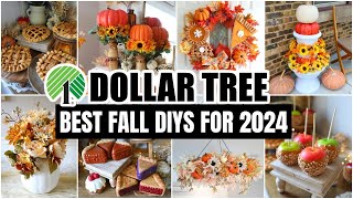 Dollar Tree FALL DIYS for 2024 that dont look CHEAP [upl. by Schindler]