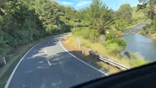 Bus trip from Waihi to Tauranga New Zealand [upl. by Lili]