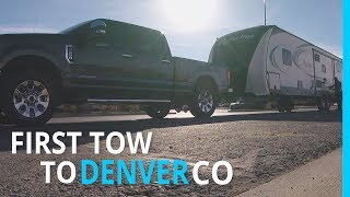 FIRST TOW WITH NEW RV TO DENVER CO EP 91 [upl. by Yleek]