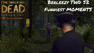 ALL of Berleezys The Walking Dead Season 2 FUNNIEST MOMENTS [upl. by Yerahcaz]