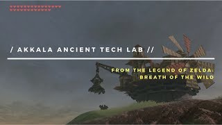 Akkala Ancient Tech Lab  Gaming Ambience  The Legend of Zelda Breath of the Wild [upl. by Ozneral]