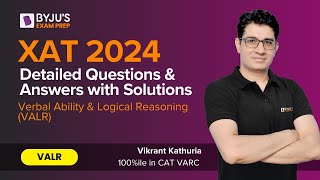 XAT 2024 Answer Key  XAT VALR  Detailed XAT 2024 Question Paper with Solution xat2024exam xat [upl. by Scot364]