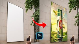 How To Make Realistic Mockup in Photoshop  Graphic Design Mockup Tutorial [upl. by Winna]