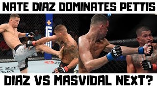 Anthony Pettis vs Nate Diaz Full Fight Reaction and Breakdown  UFC 241 Recap [upl. by Eimiaj]