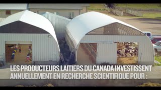 Les Producteurs laitiers du Canada  Investissements et impacts de la recherche laitière [upl. by Gladine]