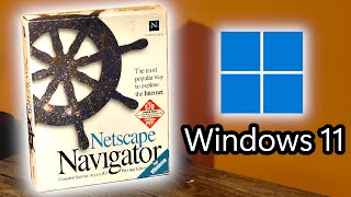 Using Netscape Navigator on Windows 11 [upl. by Kcirej]