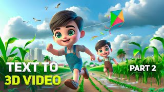 Cartoon Video Kaise Banaye Part 2  How to Make 3D Cartoon Animation story video [upl. by Ariik]