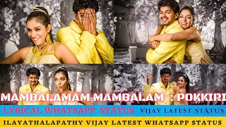 mambazhamam mambazham song whatsapp status  Mambalamam Mambalam status  vijay latest status [upl. by Atteselrahc492]