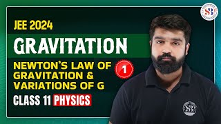 GRAVITATION CLASS 11  NEWTONS LAW OF GRAVITATION amp VARIATIONS OF G  JEE SANJEEVANI BATCH  BN SIR [upl. by Darnell586]