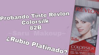 Tinte Revlon 82B rubio Platinado Saru Makeup [upl. by Munmro255]