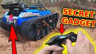 Dirt Cheap RC RipSaw tank has a special gadget [upl. by Ydospahr]