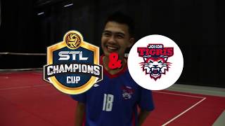 STL Champions Cup  Johor Tigris  Pemain Johor Macho Hensem Comel [upl. by Kealey]