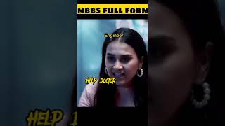 MBBS Full form😂  Mbbs whatsapp status  doctor Vs engineer mbbs neet iit [upl. by Corney]