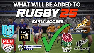 RUGBY 25  What to expect from future updates [upl. by Sherborn]