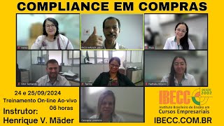 Treinamento COMPLIANCE EM COMPRAS [upl. by Gile]