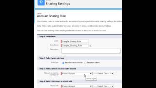 How to create sharing rule to share the records of the object based on ownership in an org [upl. by Airekahs]