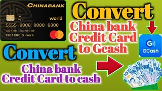 How to Convert Chinabank Credit Card limit to Gcash  How to Cash Advance in Chinabank Credit Card [upl. by Atwahs397]