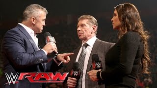 Shane McMahon returns to WWE Raw February 22 2016 [upl. by Kamilah]